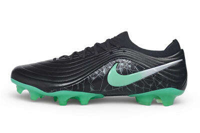 Unisex Nike Tiempo Legend 11 Elite FG Firm Ground Low-Tops Football Boots - Black/Black/Mint Foam
