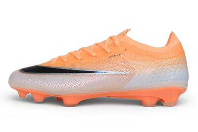 Unisex Nike Air Zoom Mercurial Vapor 17 Elite FG Firm Ground Low-Tops Football Boots - Orange/Sunset Orange/Pearl White