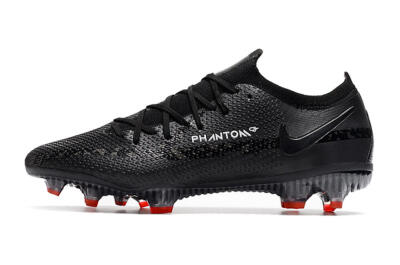 Men's Nike Phantom GT 2 Elite FG Firm Ground Low-Tops Football Boots - Black