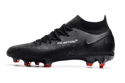 Men's Nike Phantom GT 2 DF Elite FG Firm Ground High-Tops Football Boots - Black