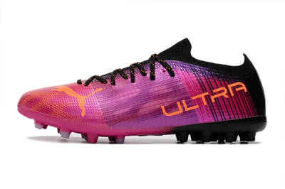 Men's Puma Ultra 1.4 MG Multi Ground Low-Tops Football Boots - Red/Black