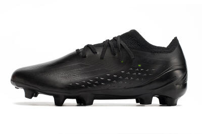 Men's Adidas X Speedportal .1 2022 World Cup Boots FG Firm Ground Low-Tops Football Boots - Black/Black