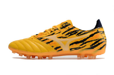 Men's Mizuno Morelia Neo AG Artificial Grass Low-Tops Football Boots - Yellow/Black