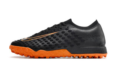 Men's Nike Phantom Ultra Venom TF Artificial Turf Low-Tops Football Shoes - Black/Orange