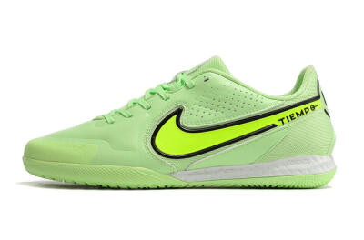 Men's Nike React Tiempo Legend 9 Pro IC Futsal/Indoor Low-Tops Football Shoes - Green/Black