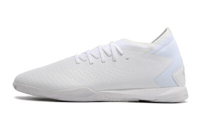 Men's Adidas Predator Accuracy.3 IC Futsal/Indoor Low-Tops Football Shoes - White/White