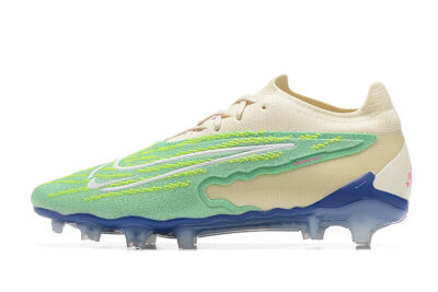 Men's Nike Phantom GX Elite FG Firm Ground Low-Tops Football Boots - Green/Beige
