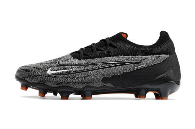 Men's Nike Phantom GX Elite AG Artificial Grass Low-Tops Football Boots - Black/Grey