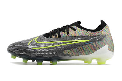 Men's Nike Phantom GX Elite AG Artificial Grass Low-Tops Football Boots - Grey/Green