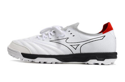 Men's Mizuno Morelia Neo Sala β Japan TF Artificial Turf Low-Tops Football Shoes - White/Black/Red