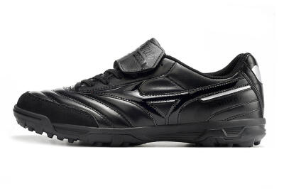Men's Mizuno Morelia Sala Classic TF Artificial Turf Low-Tops Football Shoes - Black/Black