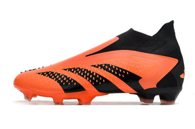 Men's Adidas Predator Accuracy+ FG Firm Ground High-Tops Football Boots - Orange/Black