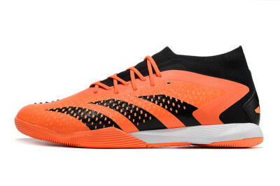 Men's Adidas Predator Accuracy.1 IC Indoor & Futsal Low-Tops Football Shoes - Orange/Black