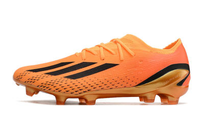 Men's Adidas X Speedportal.1 FG Firm Ground Low-Tops Football Boots - Orange/Black