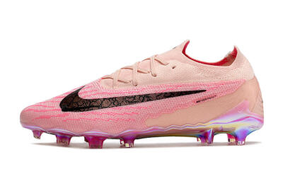 Men's Nike Phantom GX Elite FG Firm Ground Low-Tops Football Boots - Pink/Black