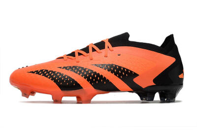 Unisex Adidas Predator Accuracy 23.1 FG Firm Ground Low-Tops Football Boots - Orange/Black