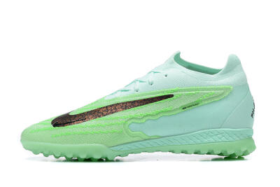 Men's Nike Phantom GX Elite TF Artificial Turf Low-Tops Football Shoes - Green/Black