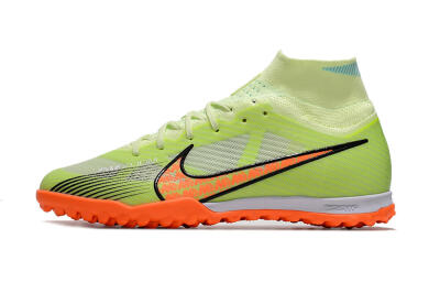 Men's Nike Air Zoom Mercurial Superfly 15 Elite TF Artificial Turf High-Tops Football Shoes - Yellow/Orange/Black