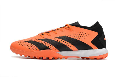 Men's Adidas Predator Accuracy.3 TF Artificial Turf Low-Tops Football Shoes - Orange/Black