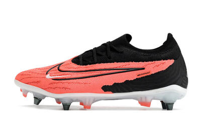 Men's Nike Phantom GX Elite SG Soft Ground Low-Tops Football Boots - Pink/Black/White