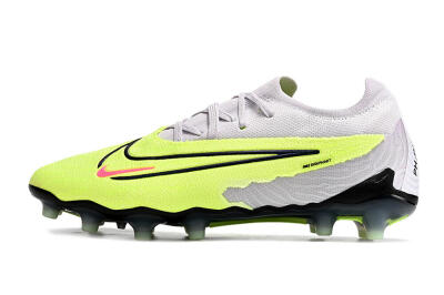 Men's Nike Phantom GX Elite AG Artificial Grass Low-Tops Football Boots - Grey/Yellow/Black
