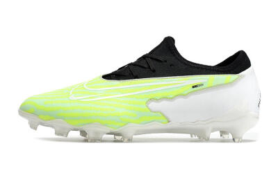 Men's Nike React Phantom GX Academy FG Firm Ground Low-Tops Football Boots - Yellow/Black/White
