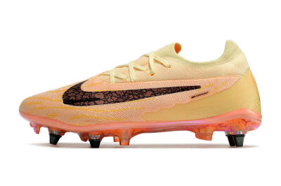 Men's Nike Phantom GX Elite SG Soft Ground Low-Tops Football Boots - Yellow/Black/Orange