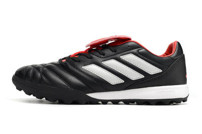 Men's Adidas Copa Gloro TF Artificial Turf Low-Tops Football Shoes - Black/White