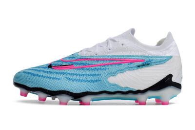 Men's Nike Phantom GX Elite AG Artificial Grass Low-Tops Football Boots - Blue/Pink/White