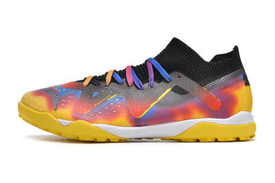 Men's Puma Future Ultimate TF Artificial Turf Low-Tops Football Shoes - Rainbow/Black