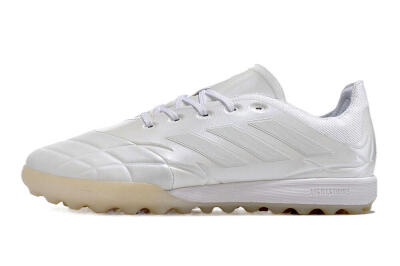 Men's Adidas Copa Pure.3 TF Artificial Turf Low-Tops Football Shoes - White/White