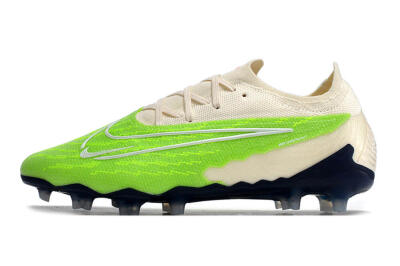 Men's Nike Phantom GX Elite FG Firm Ground Low-Tops Football Boots - Green/White/Beige