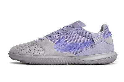 Men's Nike Street Gato IC Indoor & Futsal Low-Tops Football Shoes - Purple/Grey