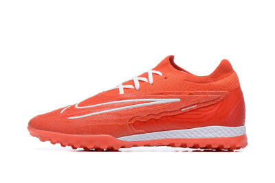 Men's Nike Phantom GX Elite TF Artificial Turf Low-Tops Football Shoes - Red/White