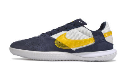 Men's Nike StreetGato IC Indoor & Futsal Low-Tops Football Shoes - Blue/Yellow/White