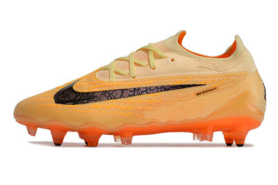Men's Nike Phantom GX Elite Link Pro SG Soft Ground Low-Tops Football Boots - Orange/Pink/Black