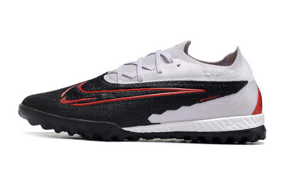 Men's Nike Phantom GX Elite TF Artificial Turf Low-Tops Football Shoes - Black/White/Red