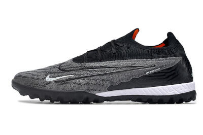 Men's Nike Phantom GX Elite TF Artificial Turf Low-Tops Football Shoes - Black/White/Grey