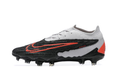Men's Nike Phantom GX Elite FG Firm Ground Low-Tops Football Boots - Black/White/Red