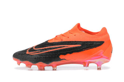 Men's Nike Phantom GX Elite FG Firm Ground Low-Tops Football Boots - Orange/Black/Grey