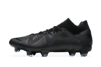 Men's Puma Future Ultimate FG Firm Ground Low-Tops Football Boots - Black/Black