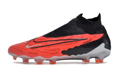 Men's Nike Phantom GX Elite FG Firm Ground High-Tops Football Boots - Red/Black/White