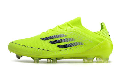 Men's Adidas F50 Adizero FG Firm Ground Low-Tops Football Boots - Yellow/Black