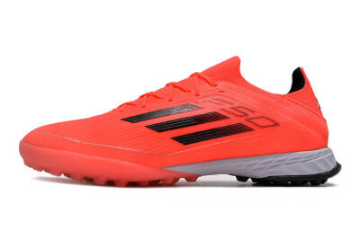 Men's Adidas F50 Adizero TF Artificial Turf Low-Tops Football Shoes - Red/Black