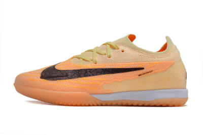 Men's Nike Phantom GX Elite IC Indoor & Futsal Low-Tops Football Shoes - Orange/Pink/Black