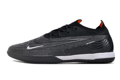 Men's Nike Phantom GX Elite IC Indoor & Futsal Low-Tops Football Shoes - Grey/Black/White