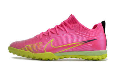 Unisex Nike Air Zoom Mercurial Vapor 15 Pro TF Artificial Turf Low-Tops Football Shoes - Pink/Yellow/Green/Black