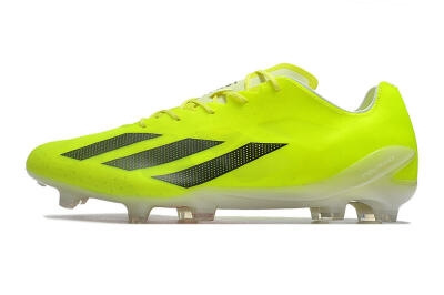 Men's Adidas X Crazyfast+ FG Firm Ground Low-Tops Football Boots - Yellow/Black