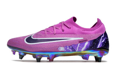 Men's Nike Phantom GX Elite SG Soft Ground Low-Tops Football Boots - Purple/White/Gold