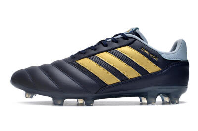 Men's Adidas Copa Mundial.1 FG Firm Ground Low-Tops Football Boots - Blue/Gold
